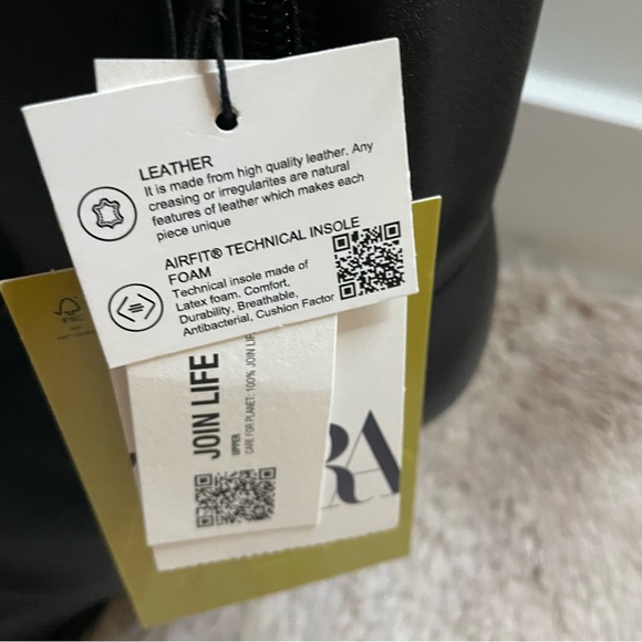 ZARA HEELED LEATHER BOOTS MADE IN SPAIN - Picture 11 of 14